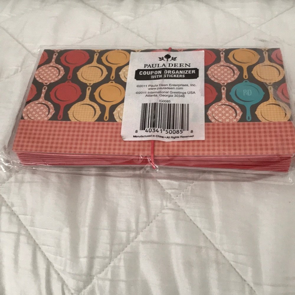 Paula Deen Coupon Organizer with Stickers - Picture 2 of 4